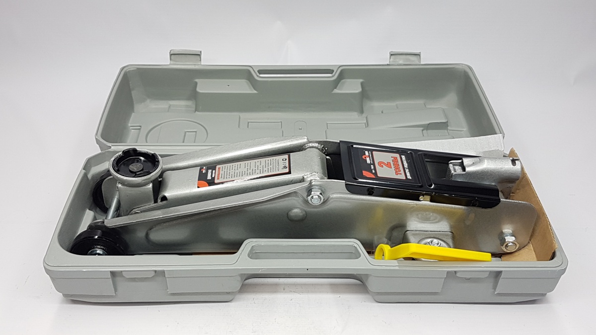 Домкрат 2т Сервис ключ подкатной 135-380мм 75028