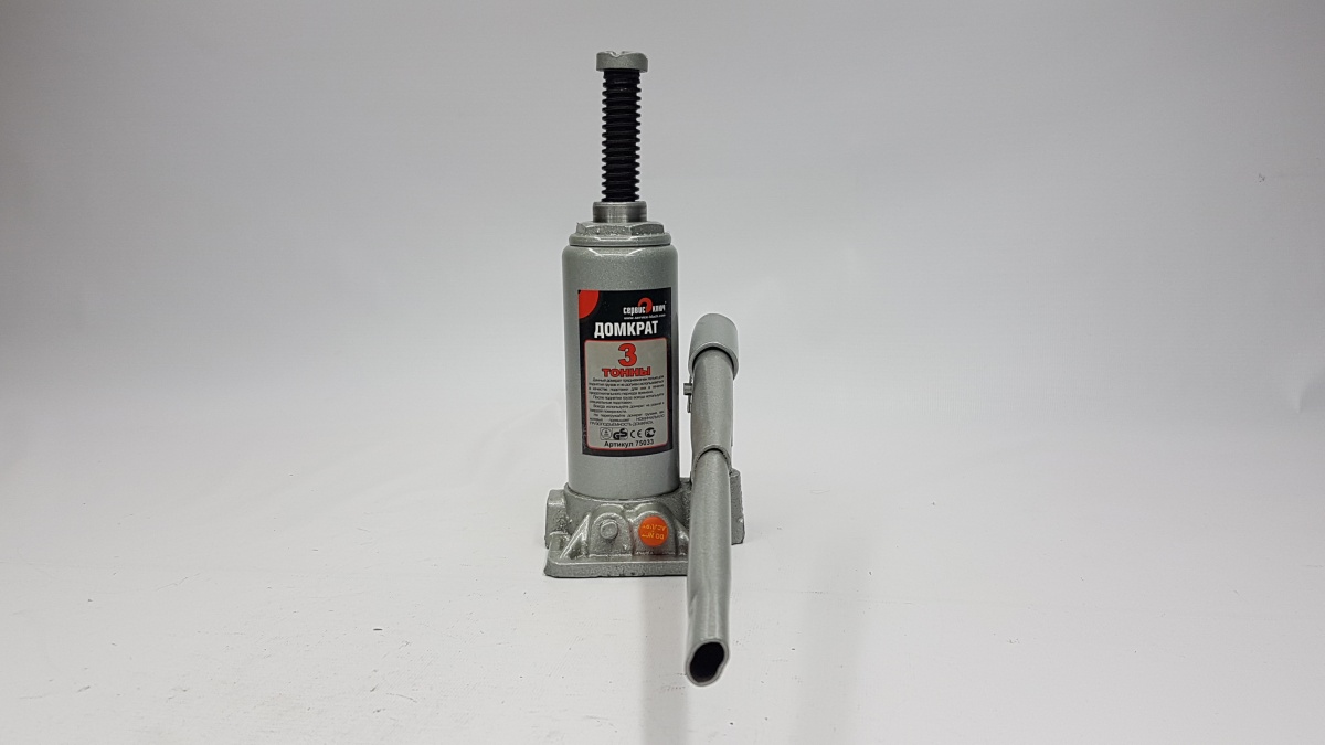 Домкрат 3т Сервис ключ бутылочный в кейсе 75033