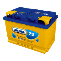 АКБ АКОМ 75 А/ч прямая полярность